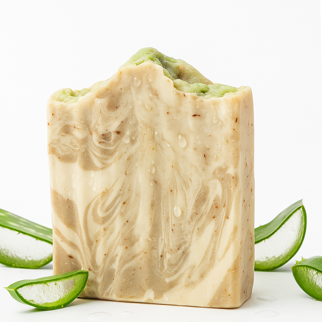 Aloevera Glow Soap Bar (Handmade)