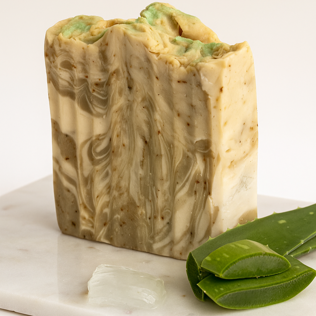 Aloevera Glow Soap Bar (Handmade)